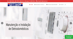 Desktop Screenshot of famitec.com.br